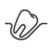Posterior molar X-ray icon